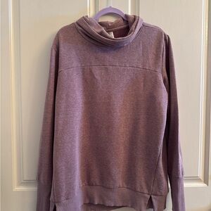 Athletic Works Lavender Cowl Neck Sweater